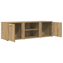 Berkfield Tv Cabinet Artisan Oak 120X34X37 Cm Engineered Wood - thumbnail 7