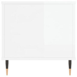 Berkfield Coffee Table High Gloss White 90X44.5X45 Cm Engineered Wood - thumbnail 7