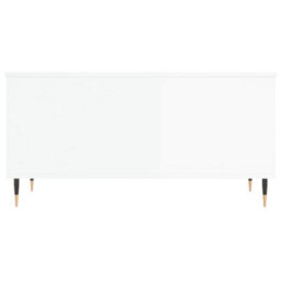Berkfield Coffee Table High Gloss White 90X44.5X45 Cm Engineered Wood - thumbnail 6