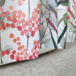 Neel Blue Wildflower Shower Curtain Polyester Fabric Bathroom With 12 Curtain Hook Waterproof 180Cm X 200Cm - thumbnail 6