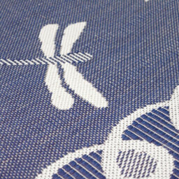 Blue Outdoor Rug, Animal Bordered Stain-Resistant Rug For Patio Decks Garden, 15mm Modern Outdoor Rug- 80Cm X 150Cm - thumbnail 3