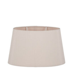 Pacific Lifestyle 45Cm Taupe Faux Silk Ellipse Tapered Shade - thumbnail 4