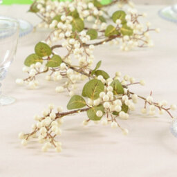 Dibor White Mistletoe Light Up Xmas Decoration Table Garland Decorative Christmas Garland 1.5M - thumbnail 5