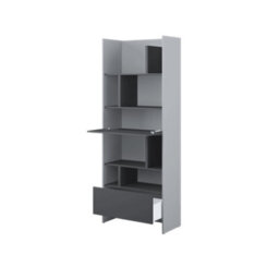 Arte Bed Concept Grey Matt Bookcase 84Cm - thumbnail 4