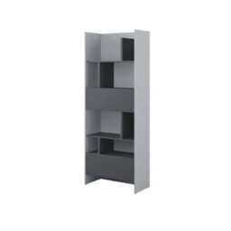Arte Bed Concept Grey Matt Bookcase 84Cm - thumbnail 1