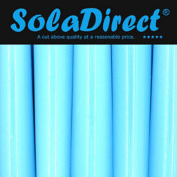 "SolaDirect Tapered Dinner Candles, Pack Of 10, Unscented, Long Burning Time, 24 Cm / 19.45"" (Light Blue, Varnished)" - thumbnail 2