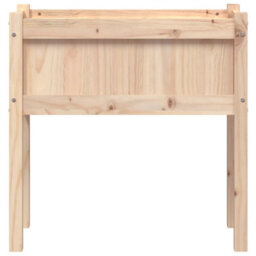 Berkfield Garden Planter With Legs 70X31X70 Cm Solid Wood Pine - thumbnail 5