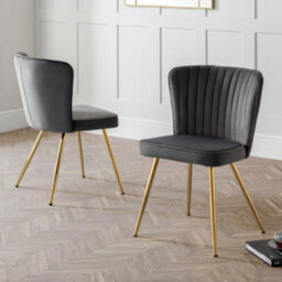 Oakham Orleans Elegant Grey Dining Chairs - Set Of 2 - thumbnail 5