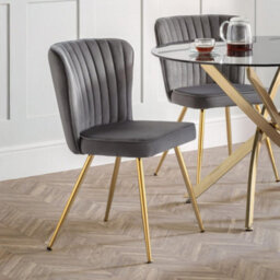 Oakham Orleans Elegant Grey Dining Chairs - Set Of 2 - thumbnail 4