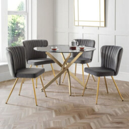 Oakham Orleans Elegant Grey Dining Chairs - Set Of 2 - thumbnail 7