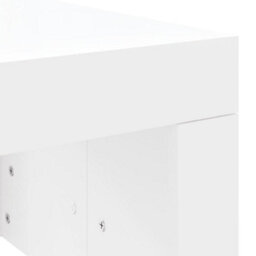 Berkfield Coffee Table White 102X50X36 Cm Engineered Wood - thumbnail 7