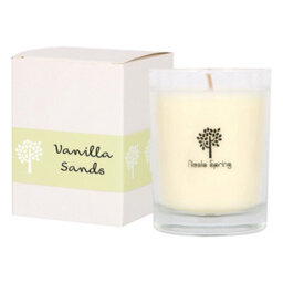 Nicola Spring Vanilla Sands Scented Candle - 160G 28H Natural Single Wick Soy Wax Aromatherapy Candle Home Fragrance