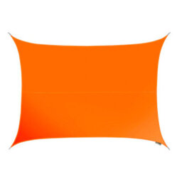 Kookaburra 3M X 2M Rectangle Water Resistant Orange Garden Patio Sun Shade Sail Canopy 96.5% Uv Block With Free Rope - thumbnail 1