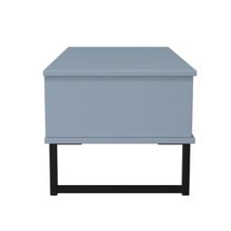 Ancona Matt Denim Blue 1 Drawer Non-Extendable Coffee Table (H)348mm (W)925mm (D)410mm - thumbnail 6