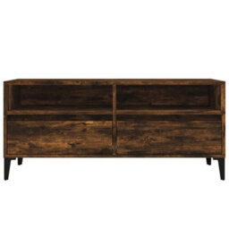 Walplus Tv Cabinet Smoked Oak 100X34.5X44.5 Cm Engineered Wood - thumbnail 6