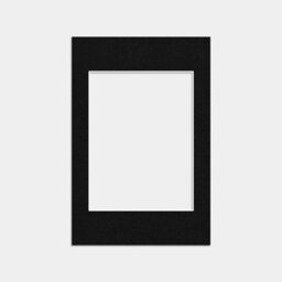 Ak Frames 6X4 Black Picture Mounts To Fit 4X3 Aperture Size - Mount Board Only (No Frame Included) - thumbnail 1