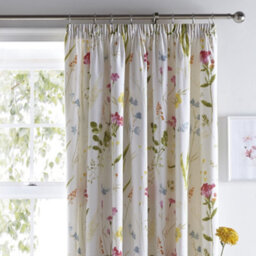 Dreams & Drapes Spring Glade Pair Of Multicoloured Pencil Pleat Curtains - thumbnail 2