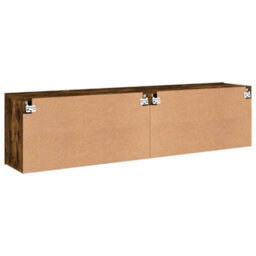 Walplus Tv Cabinets Wall-Mounted 2 Pcs Smoked Oak 80X30X41 Cm - thumbnail 9