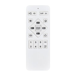 Thehotsale Elegant Black Smart Ceiling Fan Light, 7 Blades, Dimmable Floral Shade & Remote Control - thumbnail 8