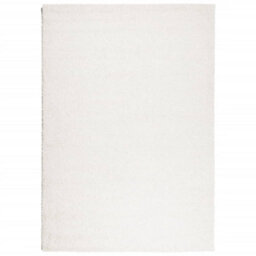 Berkfield Shaggy Rug Pamplona High Pile Modern Cream 120X170 Cm - thumbnail 2