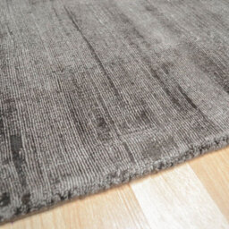 Chocolate Viscose Easy To Clean Plain Handmade , Luxurious , Modern Rug For Living Room, Bedroom - 200Cm X 290Cm - thumbnail 3