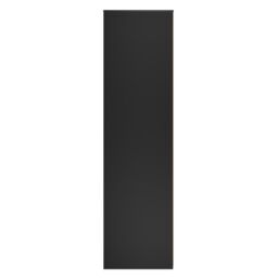 San Jose Ready Assembled Contemporary Matt Black Tall Double Wardrobe With 1 Mirror Door (H)1960mm (W)740mm (D)520mm - thumbnail 6