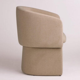 Where Saints Go Ltd Soho Dining Chair, Beige Fabric, Fully Upholstered Frame By Where Saints Go - thumbnail 7