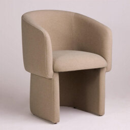 Where Saints Go Ltd Soho Dining Chair, Beige Fabric, Fully Upholstered Frame By Where Saints Go - thumbnail 6