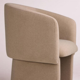 Where Saints Go Ltd Soho Dining Chair, Beige Fabric, Fully Upholstered Frame By Where Saints Go - thumbnail 8