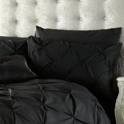 Gc Gaveno Cavailia Dazzling Diamonds Duvet Cover Bedding Set Black Double 3Pc With Pintuck Quilt Cover - thumbnail 2