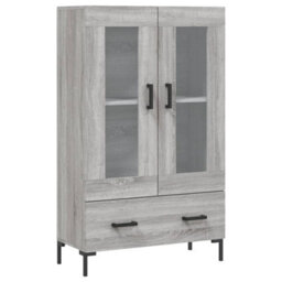 Berkfield Highboard Grey Sonoma 69.5X31X115 Cm Engineered Wood - thumbnail 2