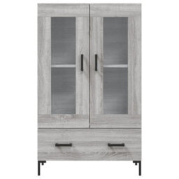 Berkfield Highboard Grey Sonoma 69.5X31X115 Cm Engineered Wood - thumbnail 6