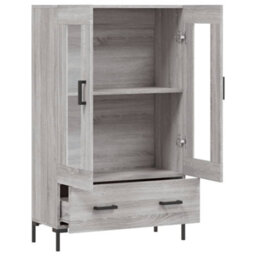 Berkfield Highboard Grey Sonoma 69.5X31X115 Cm Engineered Wood - thumbnail 5