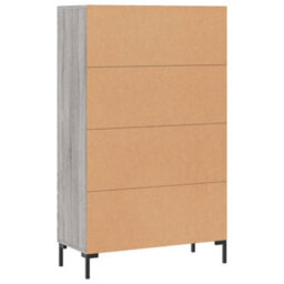 Berkfield Highboard Grey Sonoma 69.5X31X115 Cm Engineered Wood - thumbnail 8