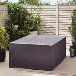 Furniturebox Maldives Corner Garden Sofa Set, Black & Green Metal Garden Furniture Outdoor Sofa Couch 4 / 5 Seater Patio Table Set - thumbnail 5