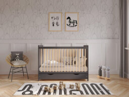Love For Sleep Tokyo Cot Bed 120X60Cm With Drawer & Microfiber Quilted Mattress - thumbnail 2