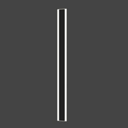 Ener-J Outdoor Acrylic Wall Light 120Cm 24W Warm White Ip65 Black