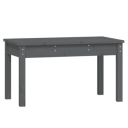 Walplus Garden Bench Grey 80X44X45 Cm Solid Wood Pine - thumbnail 2