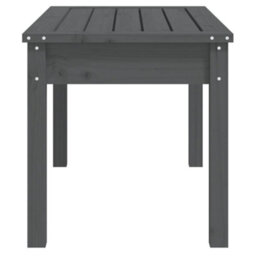 Walplus Garden Bench Grey 80X44X45 Cm Solid Wood Pine - thumbnail 5