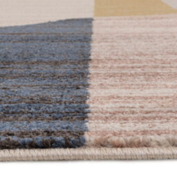 The Rug Edit Viva Geometric Blocks Multi Colour Living Room Rug - 160X220Cm - thumbnail 9