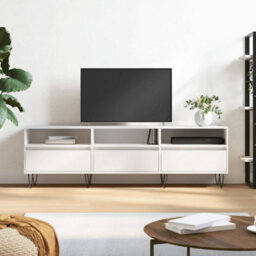 Walplus Tv Cabinet White 150X30X44.5 Cm Engineered Wood - thumbnail 1