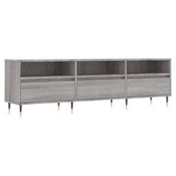 Berkfield Sturdy Tv Cabinet Grey Sonoma 150X30X44.5 Cm Engineered Wood - thumbnail 1