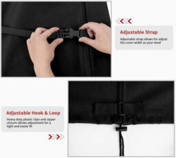 Sunshade Canopy For Cantilever Parasols, Including Rope And Pole - 57 X 240 Cm - thumbnail 5