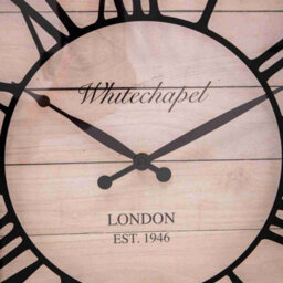 Annibells Black & Wood Effect Roman Numeral Wall Clock (12968) - thumbnail 5