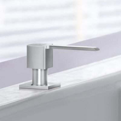 Villeroy & Boch 250Ml Brushed Stainless Steel Square Soap Dispenser 923630Lc. - image 1