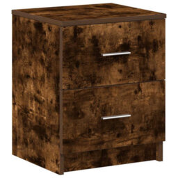 Berkfield Durable Bedside Cabinets 2 Pcs With 2 Drawers Smoked Oak 40X36X50 Cm - thumbnail 5