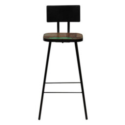 Walplus Bar Set 3 Piece Solid Reclaimed Wood Multicolour - thumbnail 9