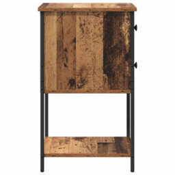 Walplus Bedside Cabinet Old Wood 32 X 42 X 70 Cm Engineered Wood - thumbnail 7