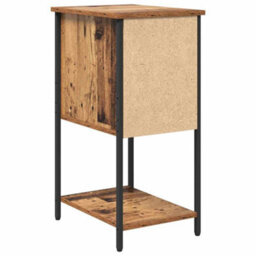 Walplus Bedside Cabinet Old Wood 32 X 42 X 70 Cm Engineered Wood - thumbnail 8