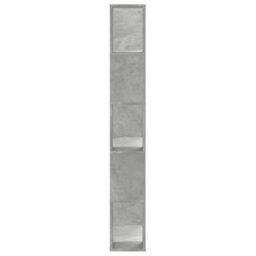 Berkfield Bookcase 5-Tier Concrete Grey 80.5X23.5X162.5 Cm Engineered Wood - thumbnail 4